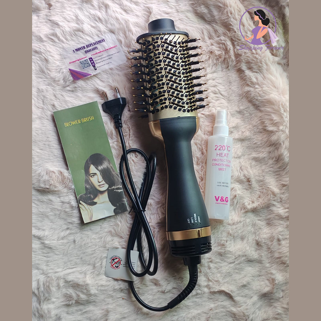 New Upgrade Version 3 in 1 Hair Dryer &  Straightener (2000 watt)